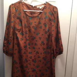 3/4 sleeve retro cocktail dress